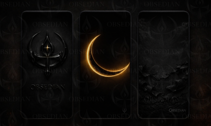 OBSEDIAN CORE — 3 RITUAL SCREENS | REBUILD • RECODE • REINFORCE