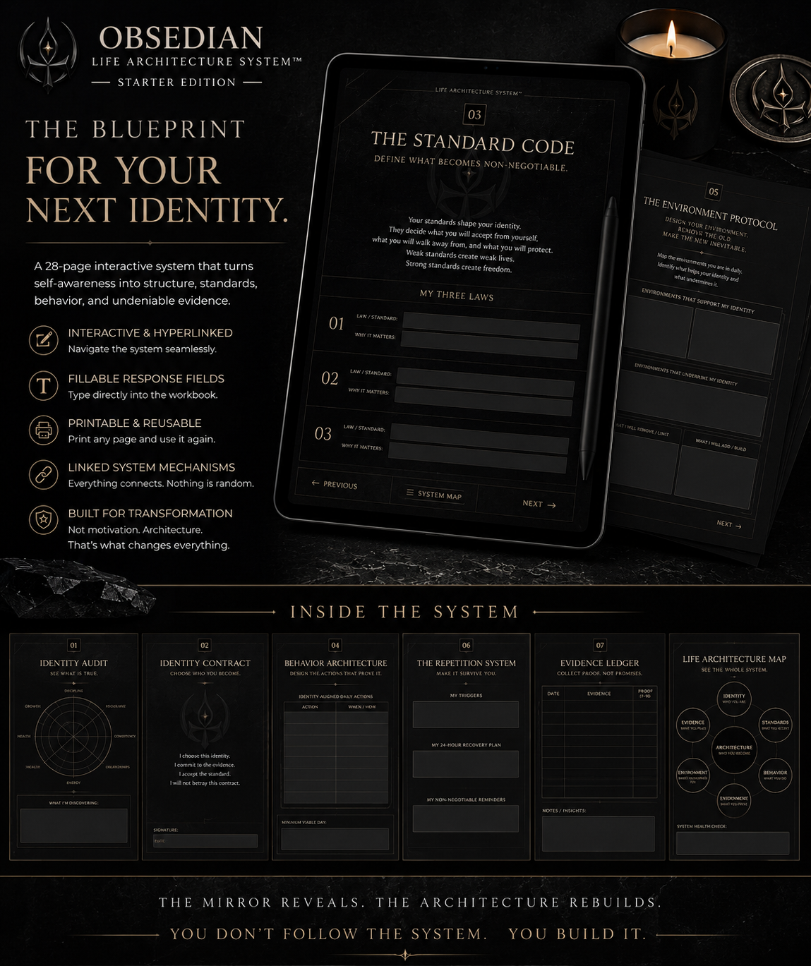 LIFE ARCHITECTURE SYSTEM™ — STARTER EDITION | IDENTITY RECONSTRUCTION SYSTEM