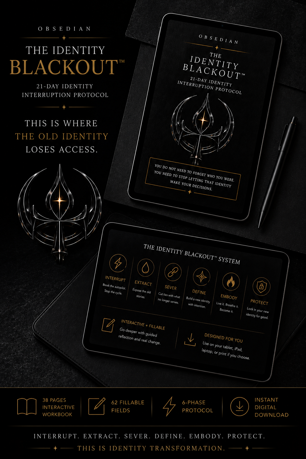 THE IDENTITY BLACKOUT™ — 21-DAY IDENTITY INTERRUPTION PROTOCOL | BECOME UNRECOGNIZABLE