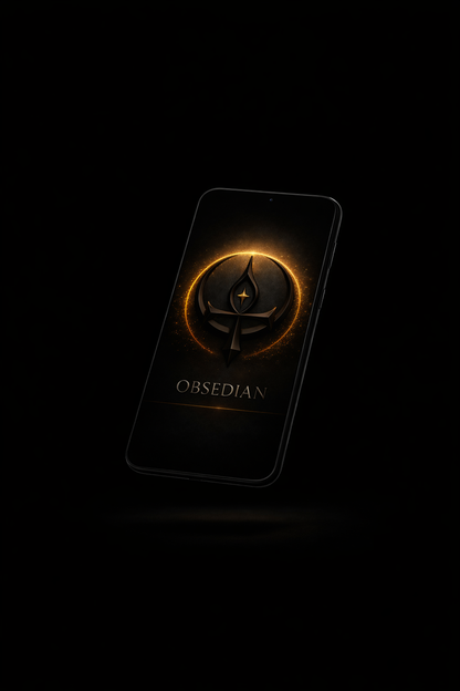 OBSEDIAN CELESTIAL COLLECTION — 8 ALL‑BLACK RITUAL SCREENS | ALIGN • ASCEND • EVOLVE