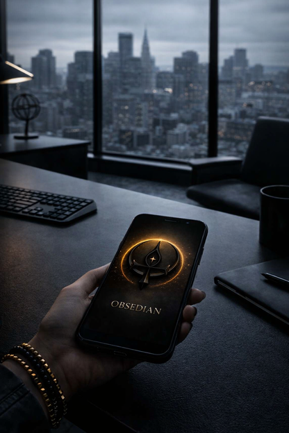 OBSEDIAN CELESTIAL COLLECTION — 8 ALL‑BLACK RITUAL SCREENS | ALIGN • ASCEND • EVOLVE