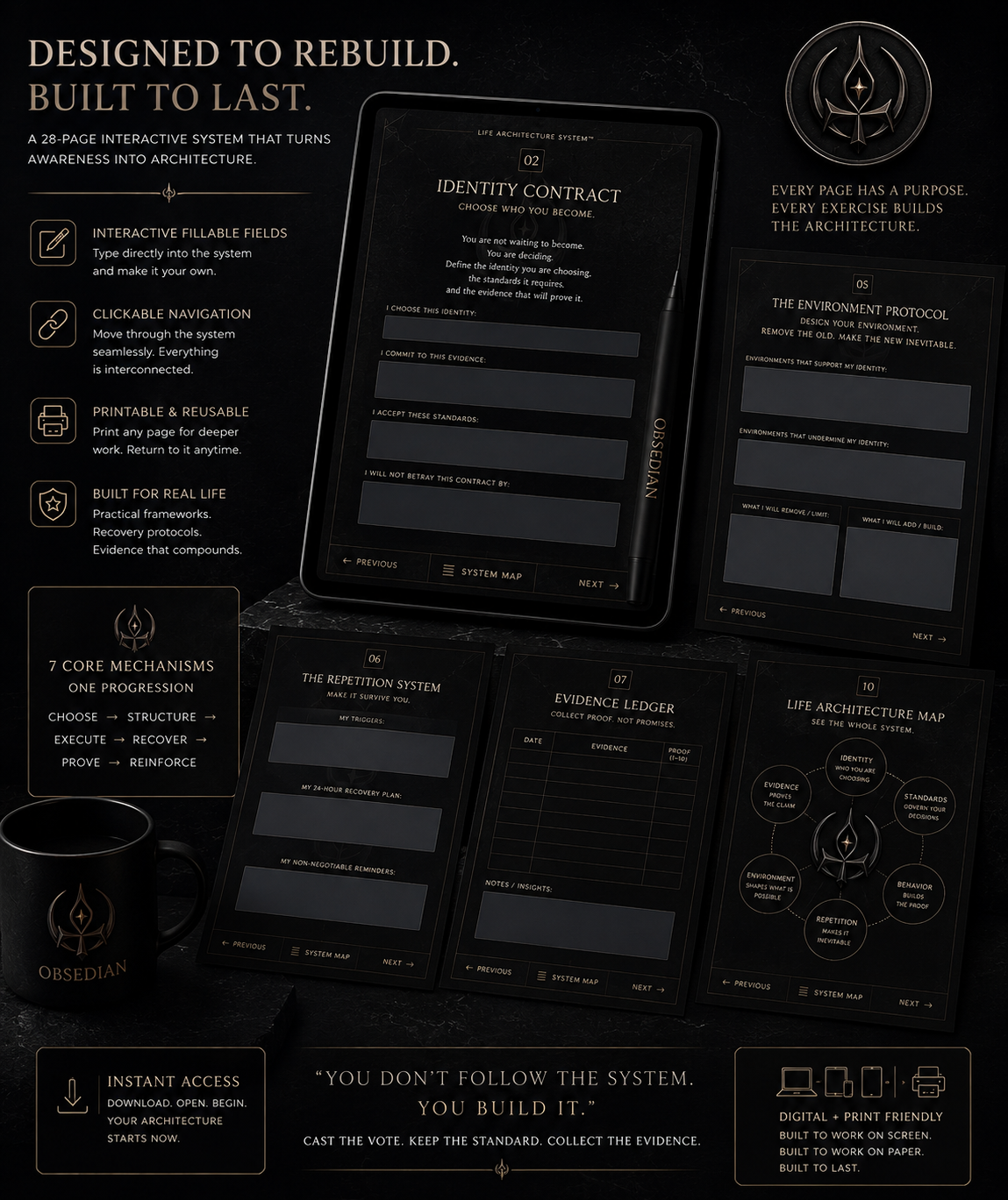 LIFE ARCHITECTURE SYSTEM™ — STARTER EDITION | IDENTITY RECONSTRUCTION SYSTEM