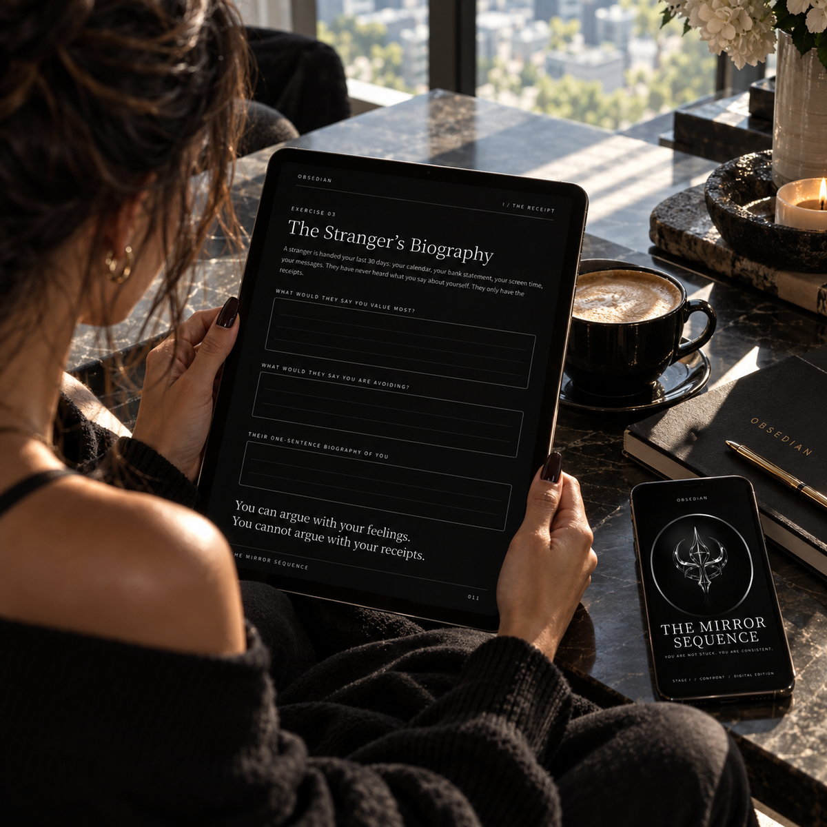 The Mirror Sequence™ by OBSEDIAN, a self-guided digital workbook for pattern recognition, image 3 of 5