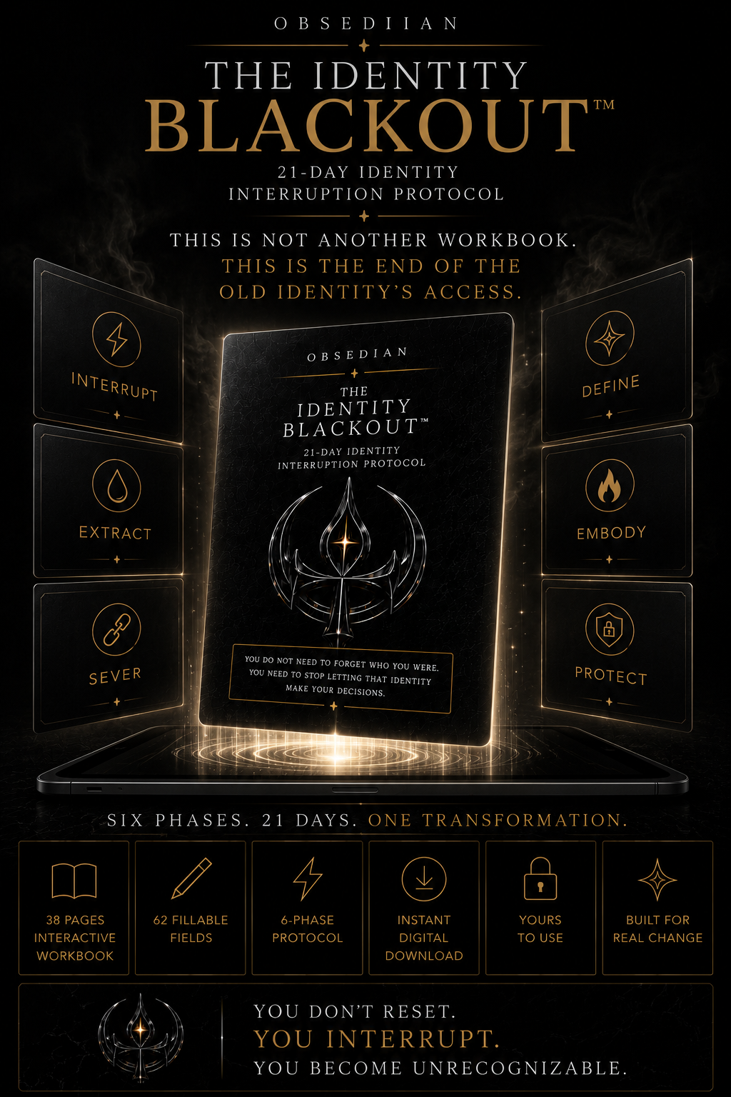 THE IDENTITY BLACKOUT™ — 21-DAY IDENTITY INTERRUPTION PROTOCOL | BECOME UNRECOGNIZABLE