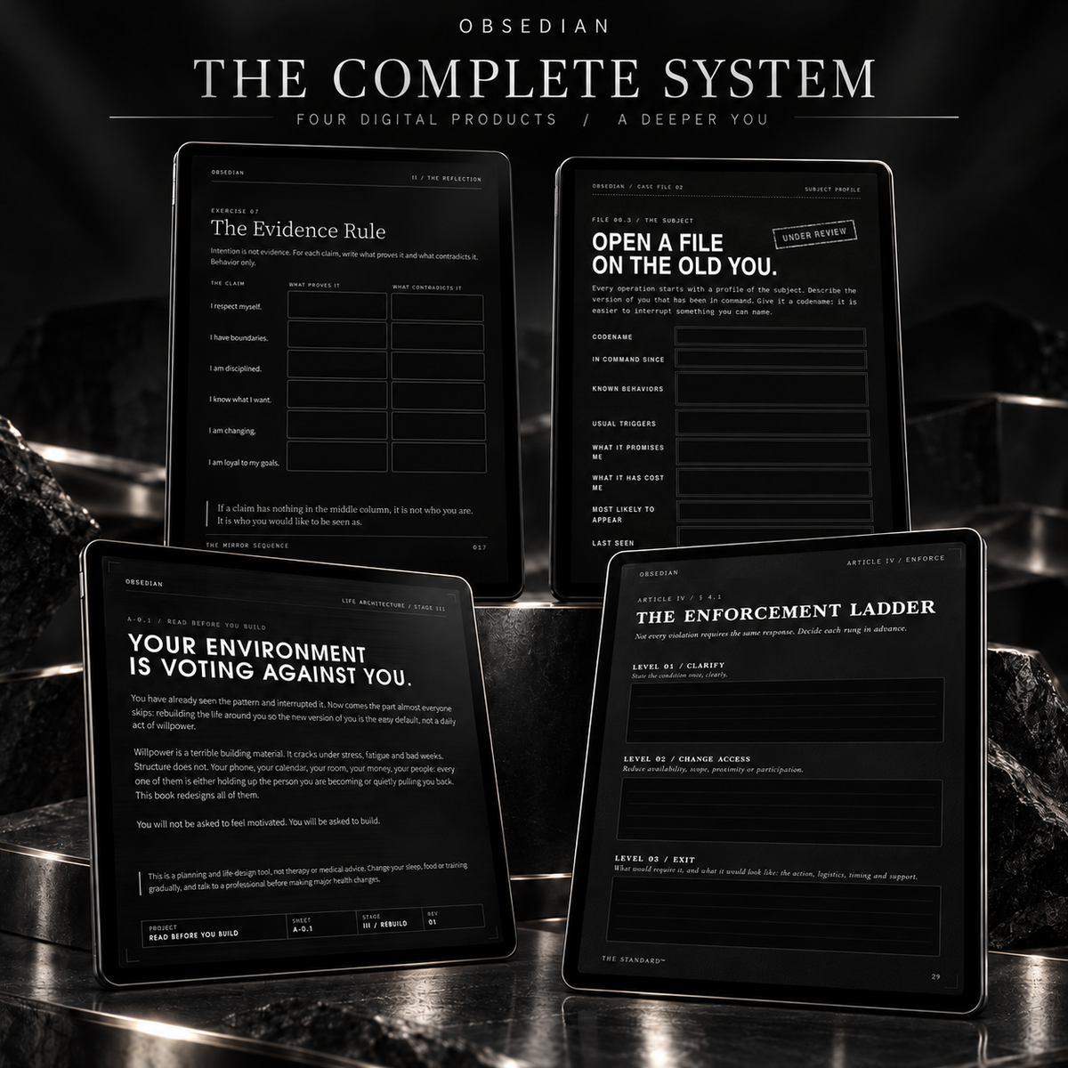 The Complete Sequence™ by OBSEDIAN, all four digital workbooks in one bundle, image 4 of 5