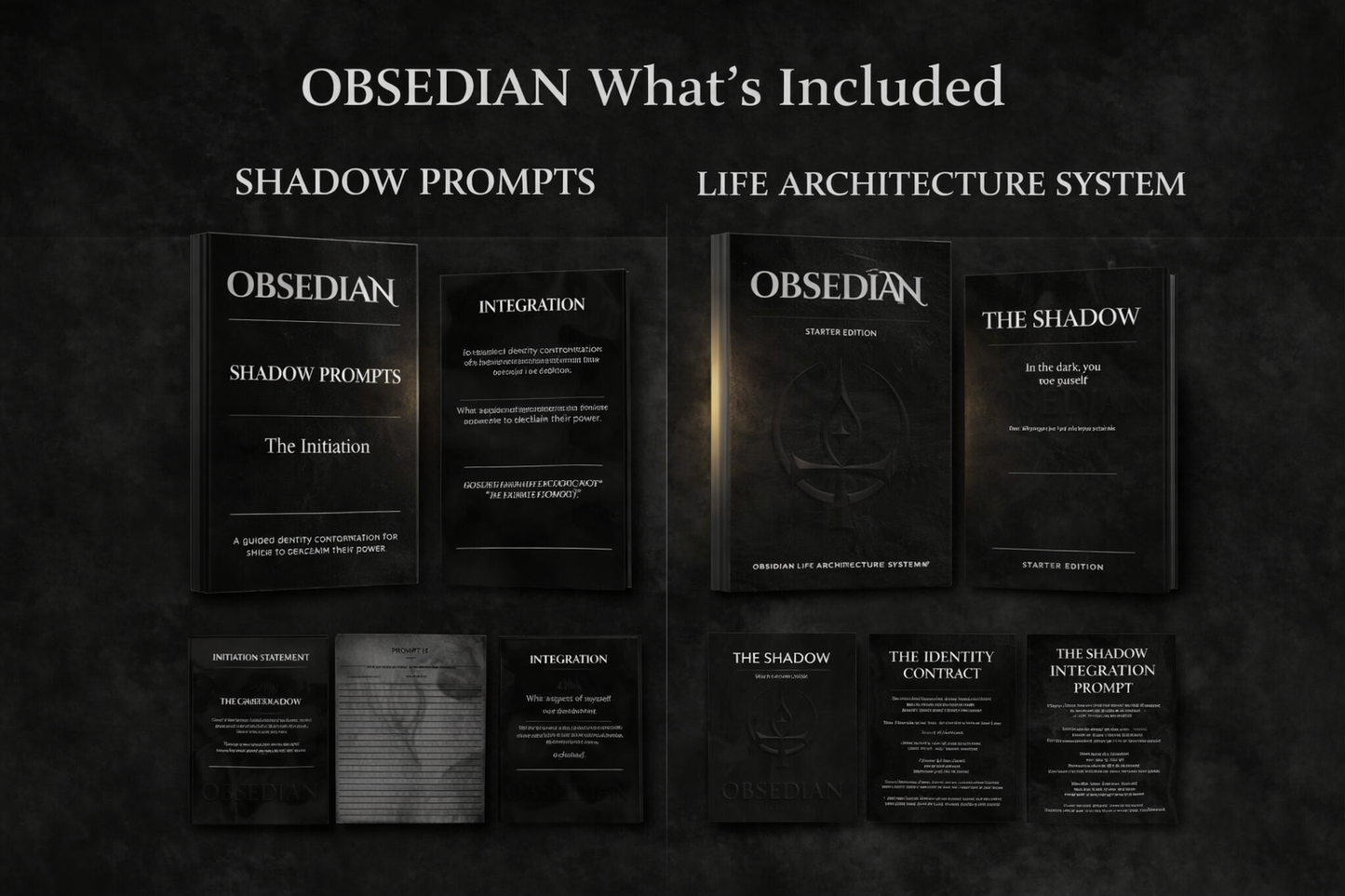 OBSEDIAN BUNDLE — THE COMPLETE INITIATION | REBUILD FROM TRUTH