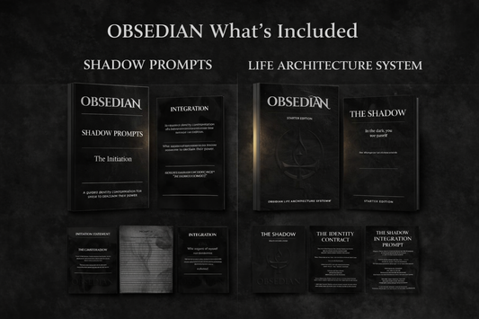 OBSEDIAN BUNDLE — THE COMPLETE INITIATION | REBUILD FROM TRUTH