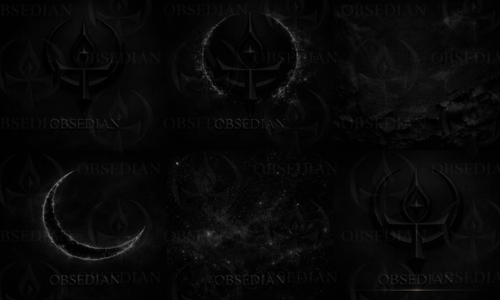 OBSEDIAN CELESTIAL COLLECTION — 8 ALL‑BLACK RITUAL SCREENS | ALIGN • ASCEND • EVOLVE