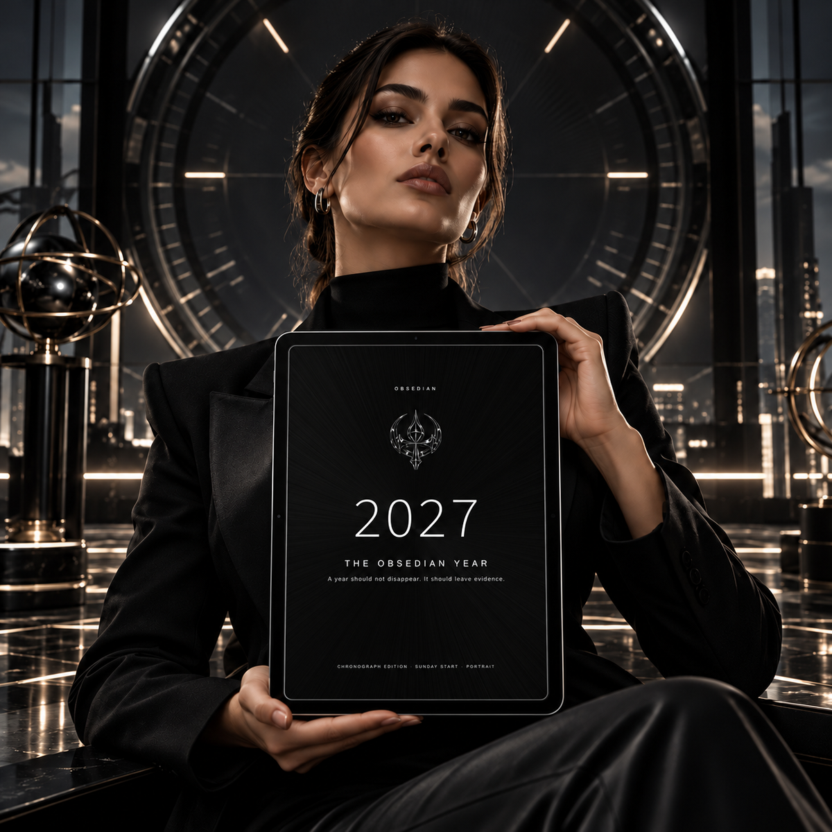 THE OBSEDIAN YEAR™ 2027 — DIGITAL PLANNER, CHRONOGRAPH EDITION