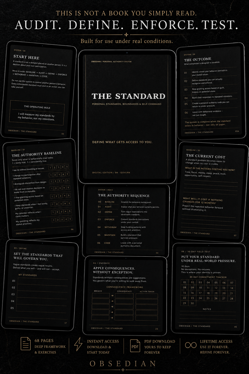 THE STANDARD™ | PERSONAL AUTHORITY, BOUNDARIES & SELF-COMMAND
